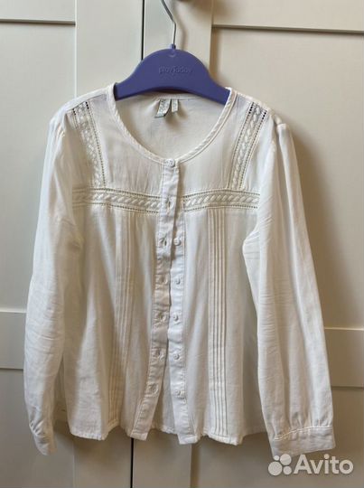 Блузка белая 110