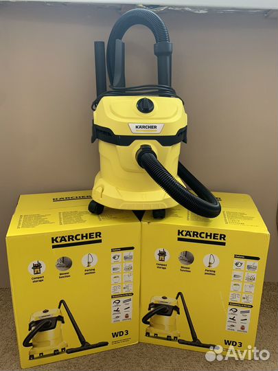 Аренда строительного и моющего пылесосов Karcher