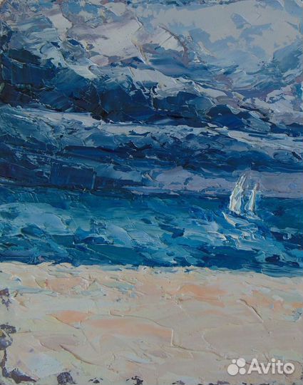 Картины маслом пейзаж 10 работ импасто интерьерные