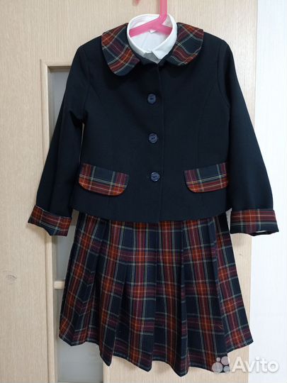 Комплект школьной формы, рост 128