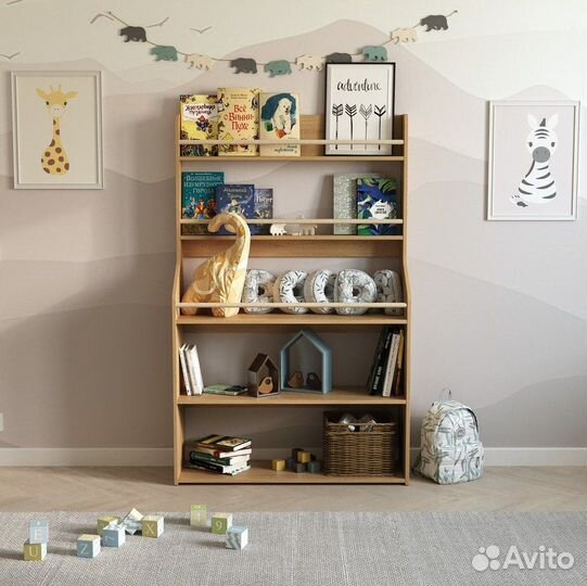 Стеллаж детский Бумми 6 развивающий Монтессори