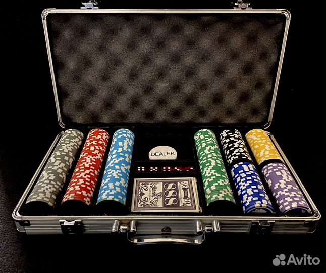 Аренда покерного набора (300 фишек)