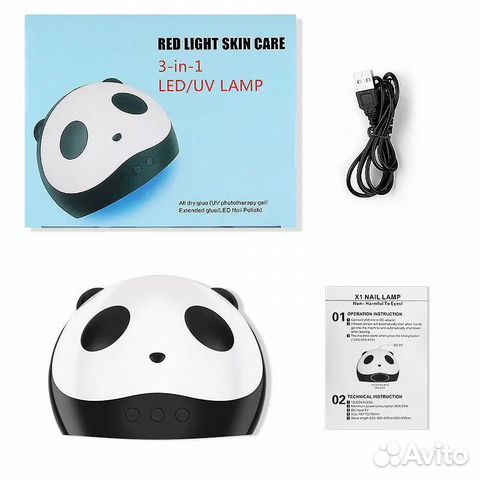 LED/UV lamp 36 W лампа Панда