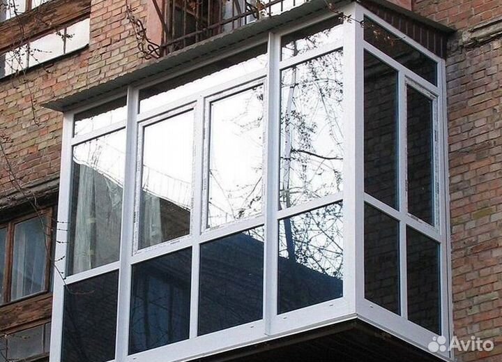 Остекление балконов и лоджий в рассрочку K2826