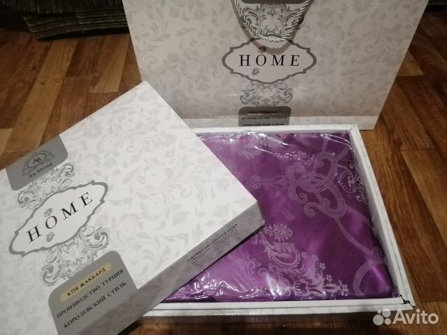 Постельное белье Сатин Жаккард Шёлк Турция Евро