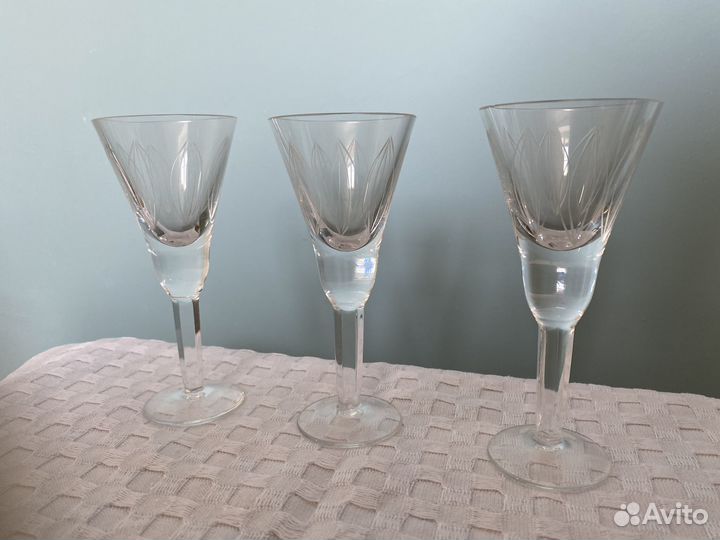 Рюмки стекло хрусталь