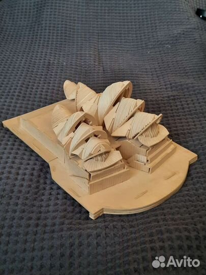 Деревянная модель сиднейского оперного театра