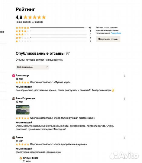 Кора мульча