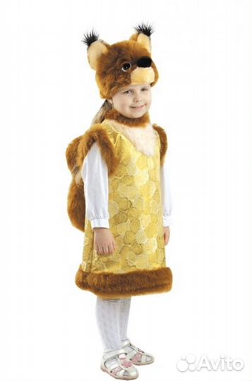 Костюм белочка (4-5 лет) - прокат