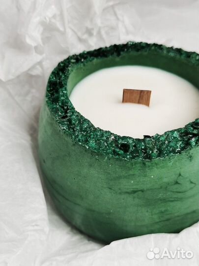 Ароматическая свеча ручной работы
