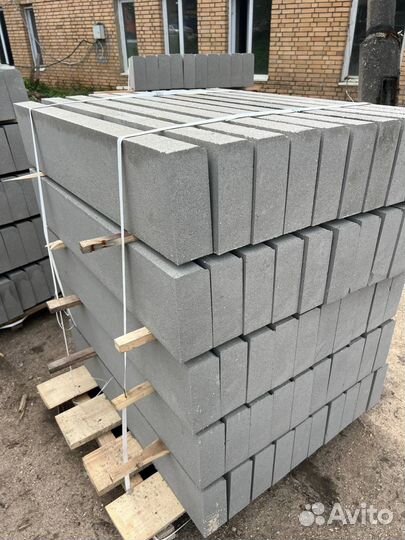 Камни бордюрные огородные