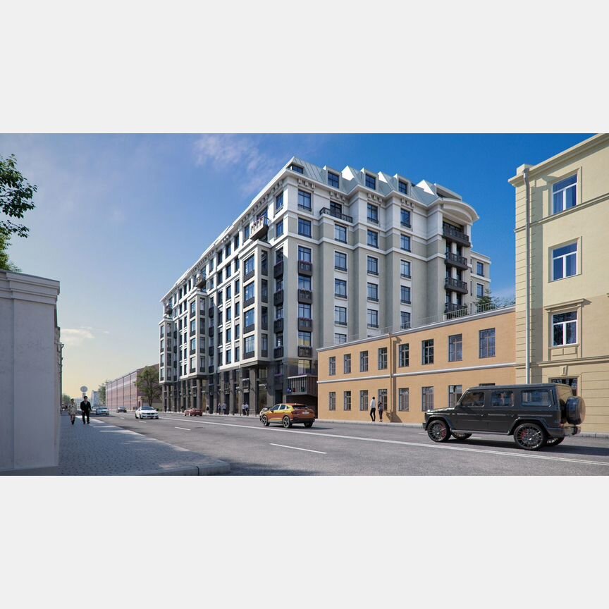 3-к. квартира, 96,7 м², 6/9 эт.