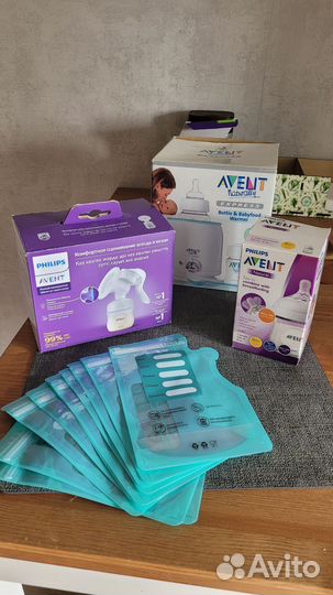 Молокоотсос avent ручной и все для Банка молока