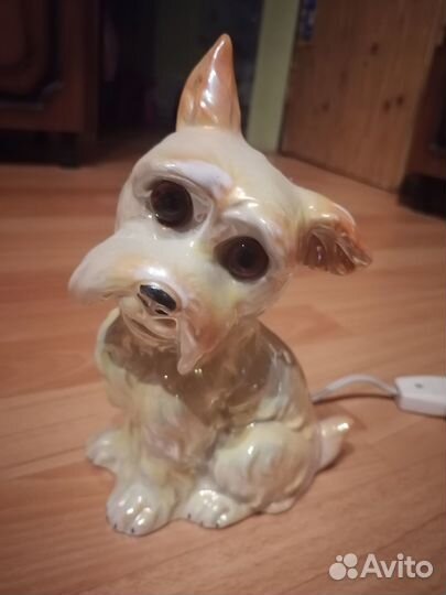 Светильник Гдр СССР фарфор собачка