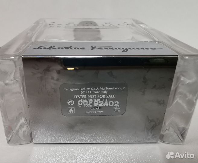 Мужская туалетная вода salvatore ferragamo