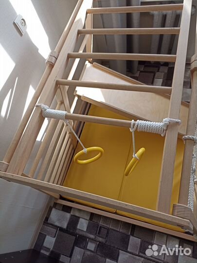 Деревянный спортивный комплекс для детей