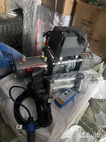 Лебедка электрическая 12v узкий барабан