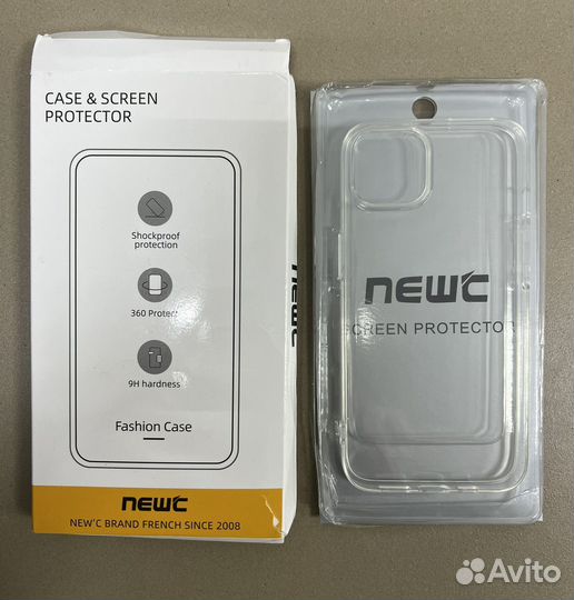 Чехол и стекла на iPhone новые