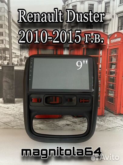Android магнитола Renault Duster 2010-2015