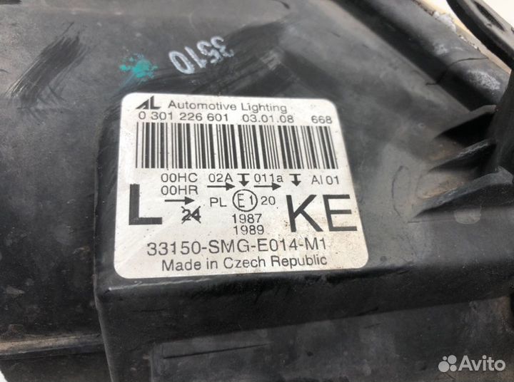 Фара 33150smge014M1 Honda Civic (2006-2012)