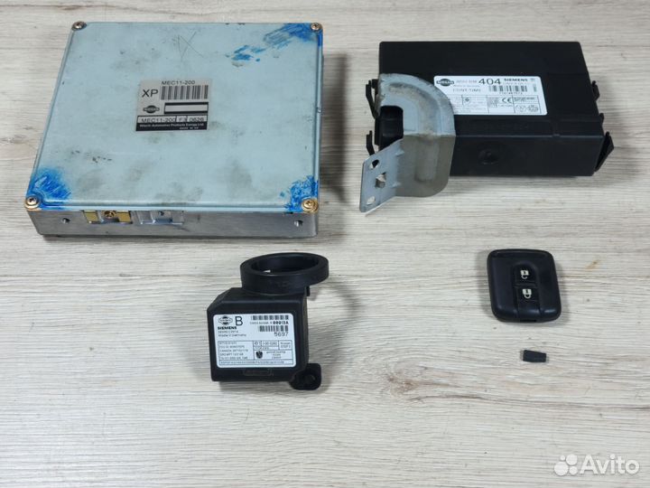 Комплект эбу иммобилайзер Nissan Almera N16 1,5