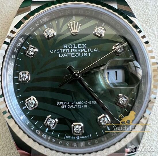 Часы Rolex Datejust 36mm green 126234