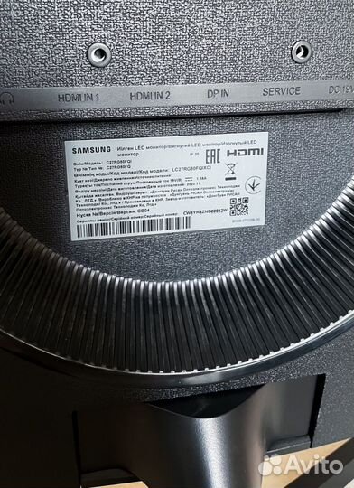 Монитор Samsung odyssey c27rg50fqi