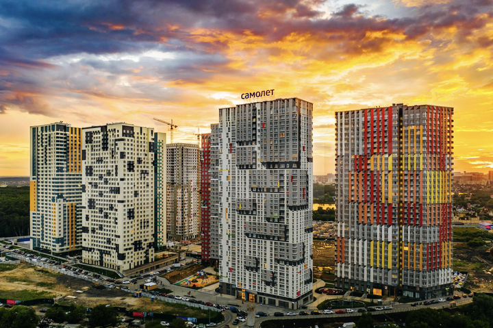 3-к. апартаменты, 69,8 м², 6/28 эт.