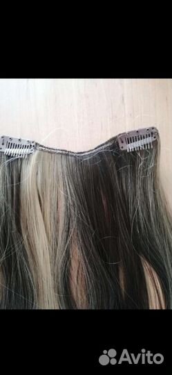 Волосы на заколках искусственные