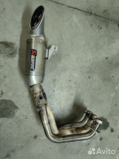 Выхлоп Akrapovic yamaha MT 09 XSR 900 Tracer 900