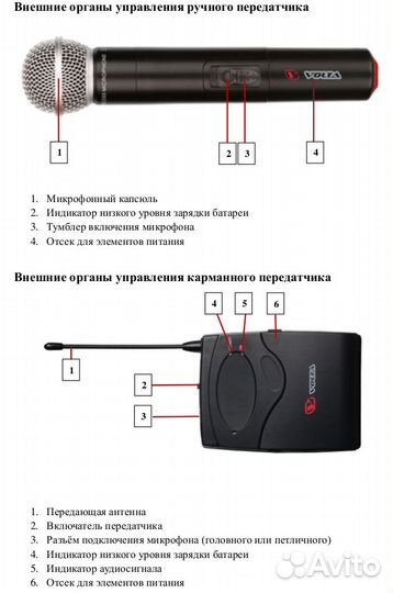 Радиосистема Volta US-2H (490.21/629.4)