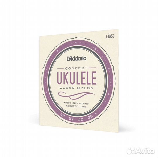 D'Addario EJ65C струны для укулеле концерт