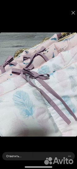 Бортики в детскую кроватку