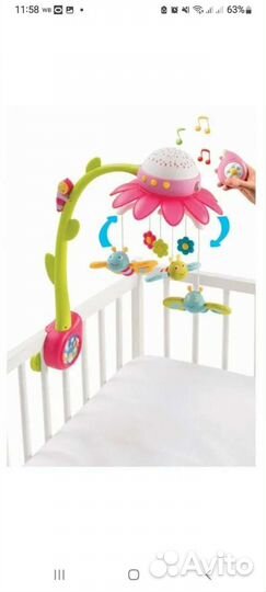 Мобиль на кроватку Smoby Cotoons Цветок