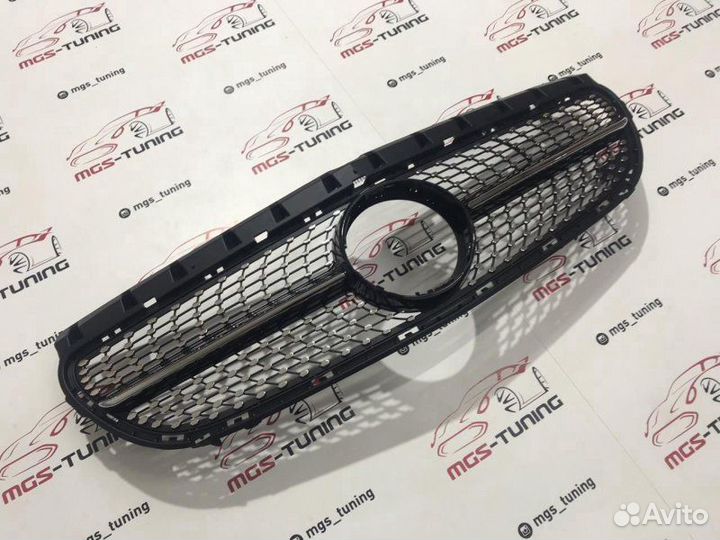 Решетка Mercedes B-Class w246 Diamond Black