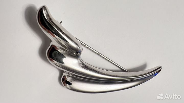 Стильная винтажная брошь monet