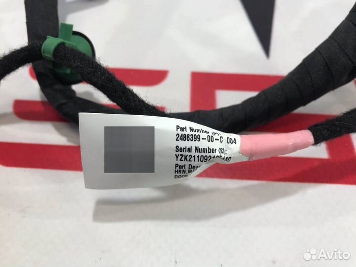 Электропроводка двери Tesla Model S 2-й рест. 2021