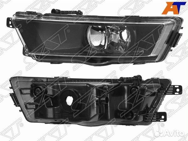 Фара противотуманная skoda rapid