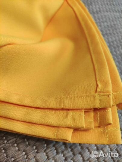 Салфетки сервировочные жёлтые для праздника