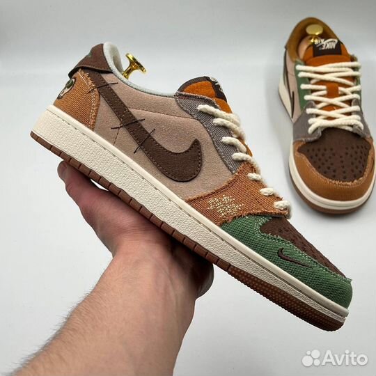 Кроссовки Nike Air Jordan 1 Low & Zion Voodoo Lux