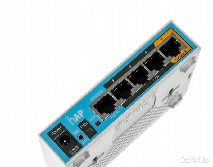 Wi-Fi роутер mikrotik hAP, N300, белый rb951ui-2n