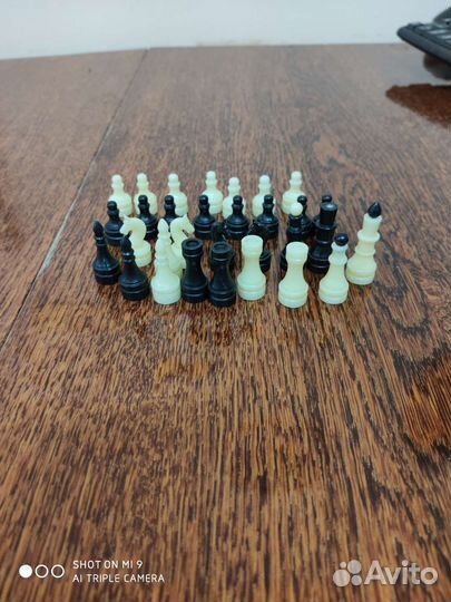 Шахматы СССР пластик, шашки