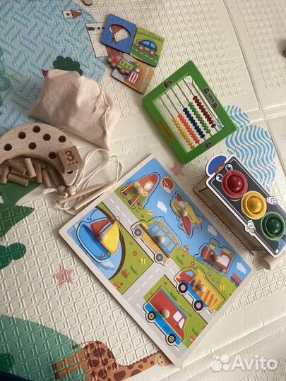 Деревянные развивающие игрушки