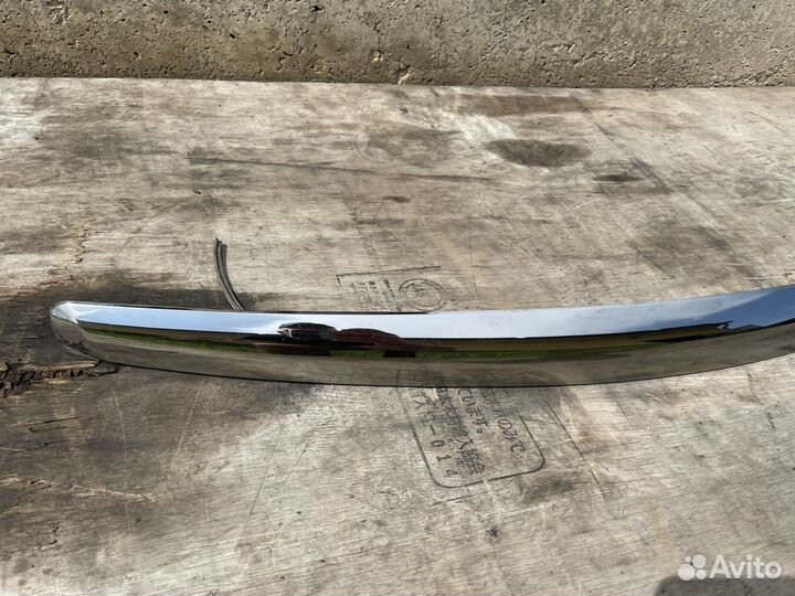 Nissan Almera G15 накладка капота хром сабля