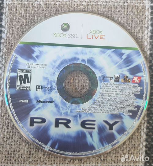 Prey 2006 лицензия для Xbox 360, One, Series X