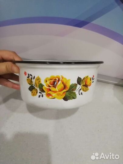 Дуршлаг эмалированый СССР