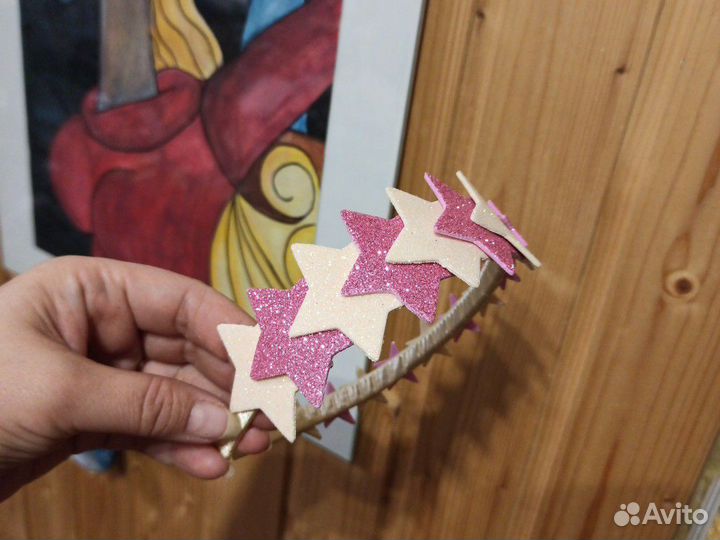 Ободок звёздочка, снежинка, конфетка,игрушка