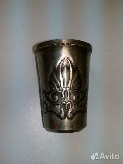 Большая редкая Стопка Серебро 875пр