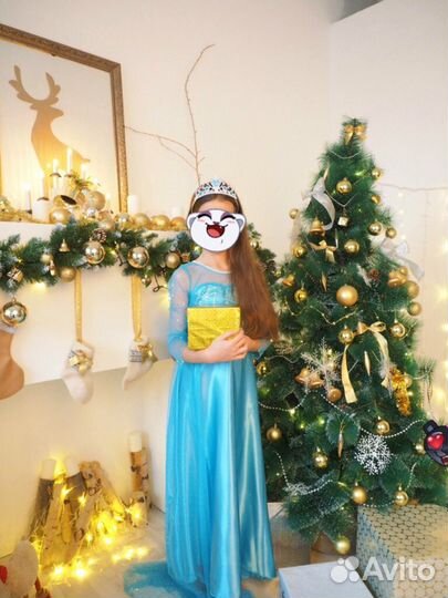 Новогодний костюм «Эльзы» из «Ледяного сердца»