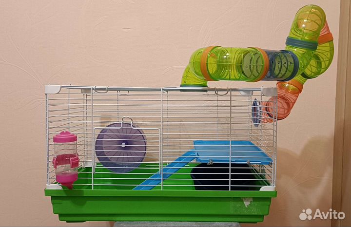 Клетка для грызунов+переноска+прогулочный шар